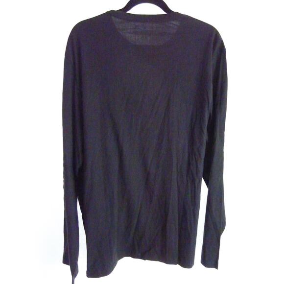 NWT Everlane Black Long Sleeve Cotton T Shirt XXL Tee Crew Neck - Picture 2 of 4